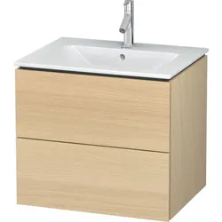 Duravit L-Cube Waschtischunterbau LC624007171 Mediterrane Eiche, 62x55,5x48,1cm, 2 Schubladen