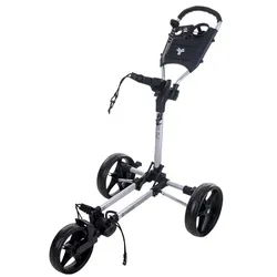 Fast Fold Slim 3-Rad Trolley silber