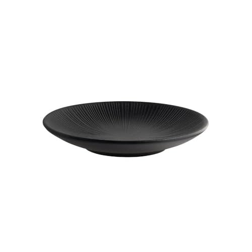 APS Dessertbord Nero zwart melamine Ø 18 cm, H: 3 cm