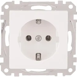 Schuko-Steckdose Merten, System M, Polarweiß glänzend 1 Stück