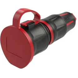 PCE 24731-sr Schutzkontaktkupplung DB fb LED IP54 rot Serie TopTaurus2 24731sr