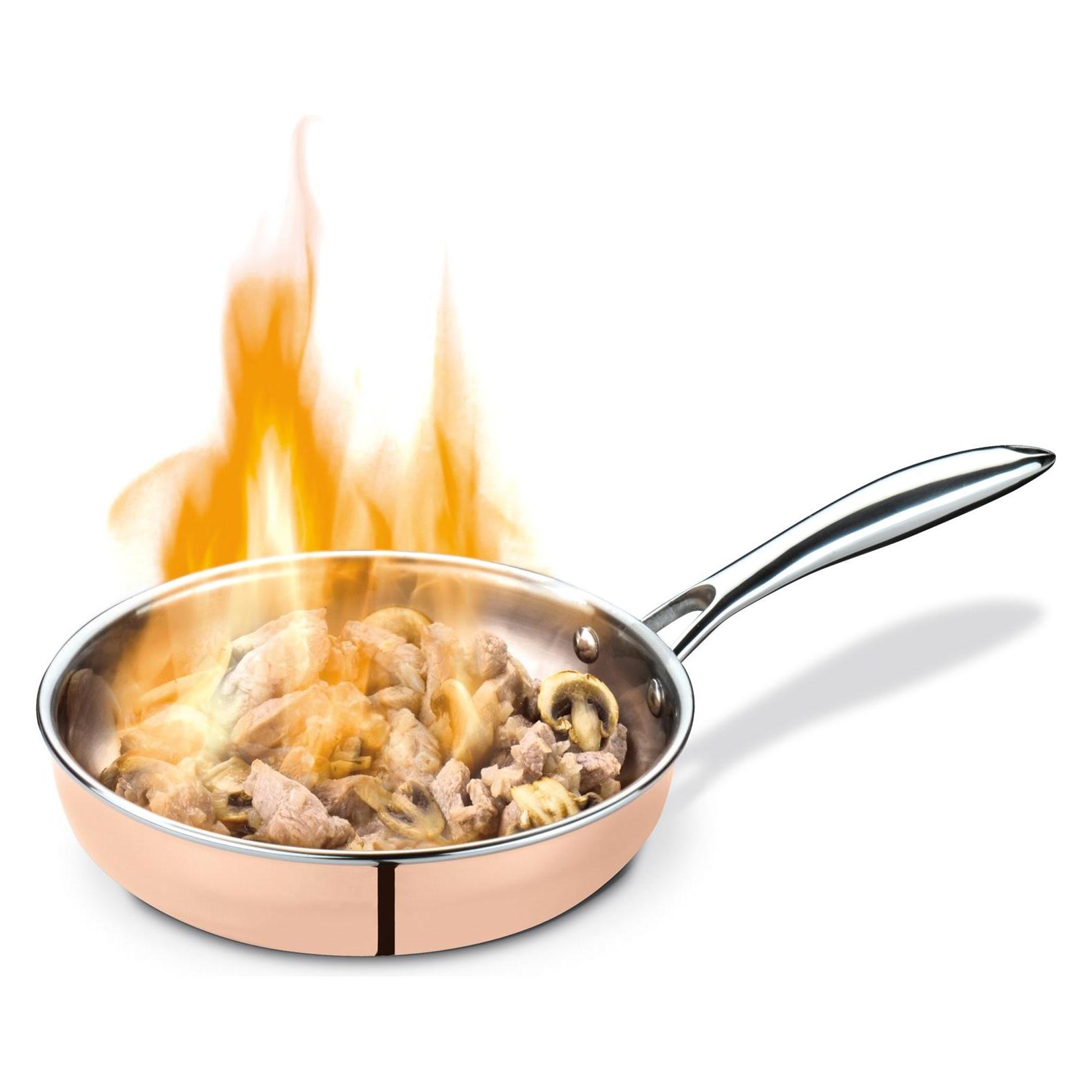 Spring Sauteuse Culinox Line ø20cm (Bratpfanne, Edelstahl, Kupfer, 20 x 6.50 cm) (07 1566 60 20)