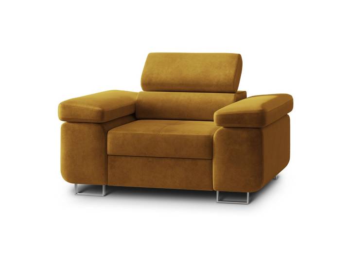 SESSEL CALVO Polstersessel Loungesessel ergonomisch, Gelb