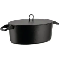 Kasserolle oval – Cocotte aus Gusseisen für Schmorgerichte, Serie La Cintura di ...