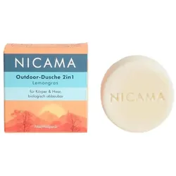 NICAMA Outdoor-Dusche 2in1 Lemongras