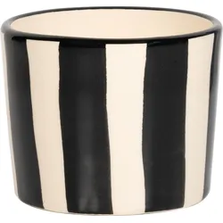 Lido Righe Becher 230 ml gestreift schwarz