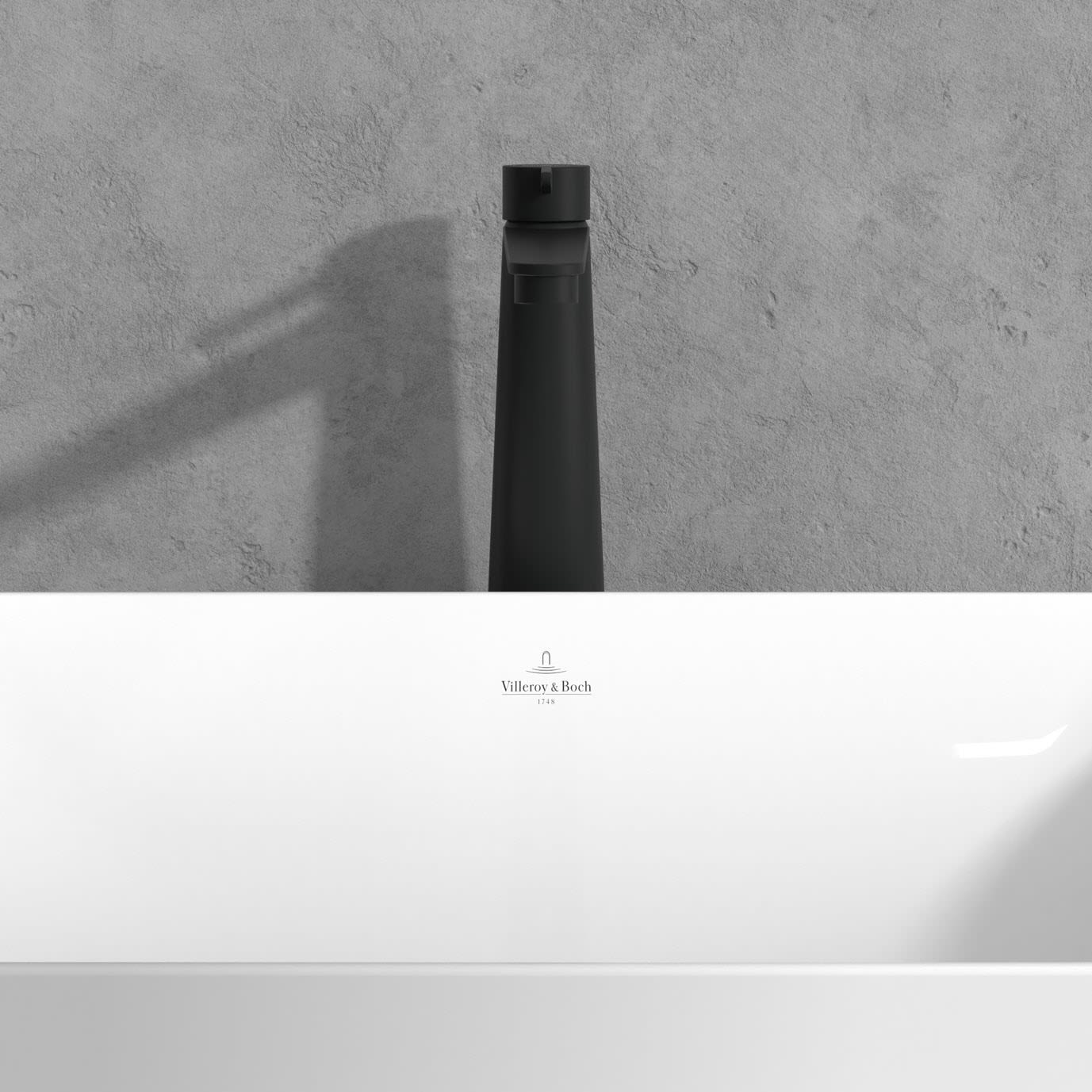 Villeroy & Boch Conum Einhebel-Waschtischarmatur erhöht mit Push-Open-Ablaufgarnitur