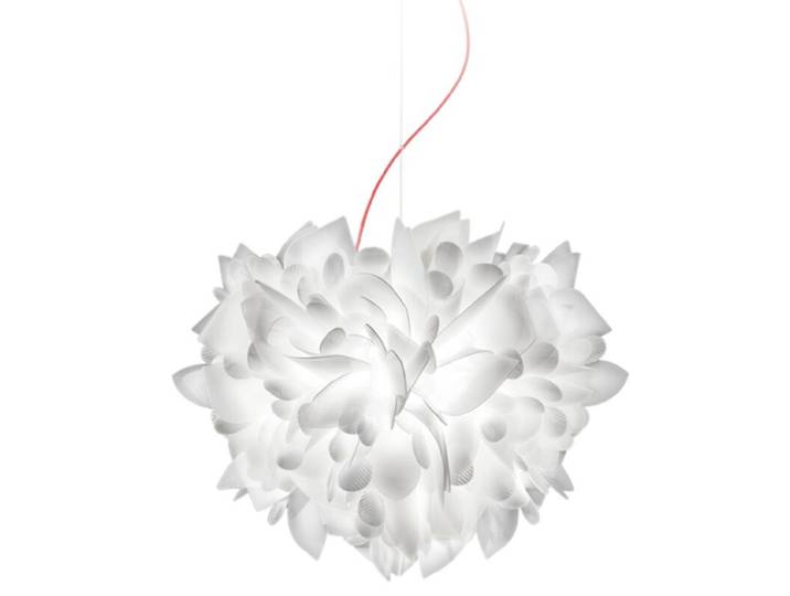 Slamp Pendelleuchte Veli - Foliage (rotes Kabel) , 60 AußergewÃ