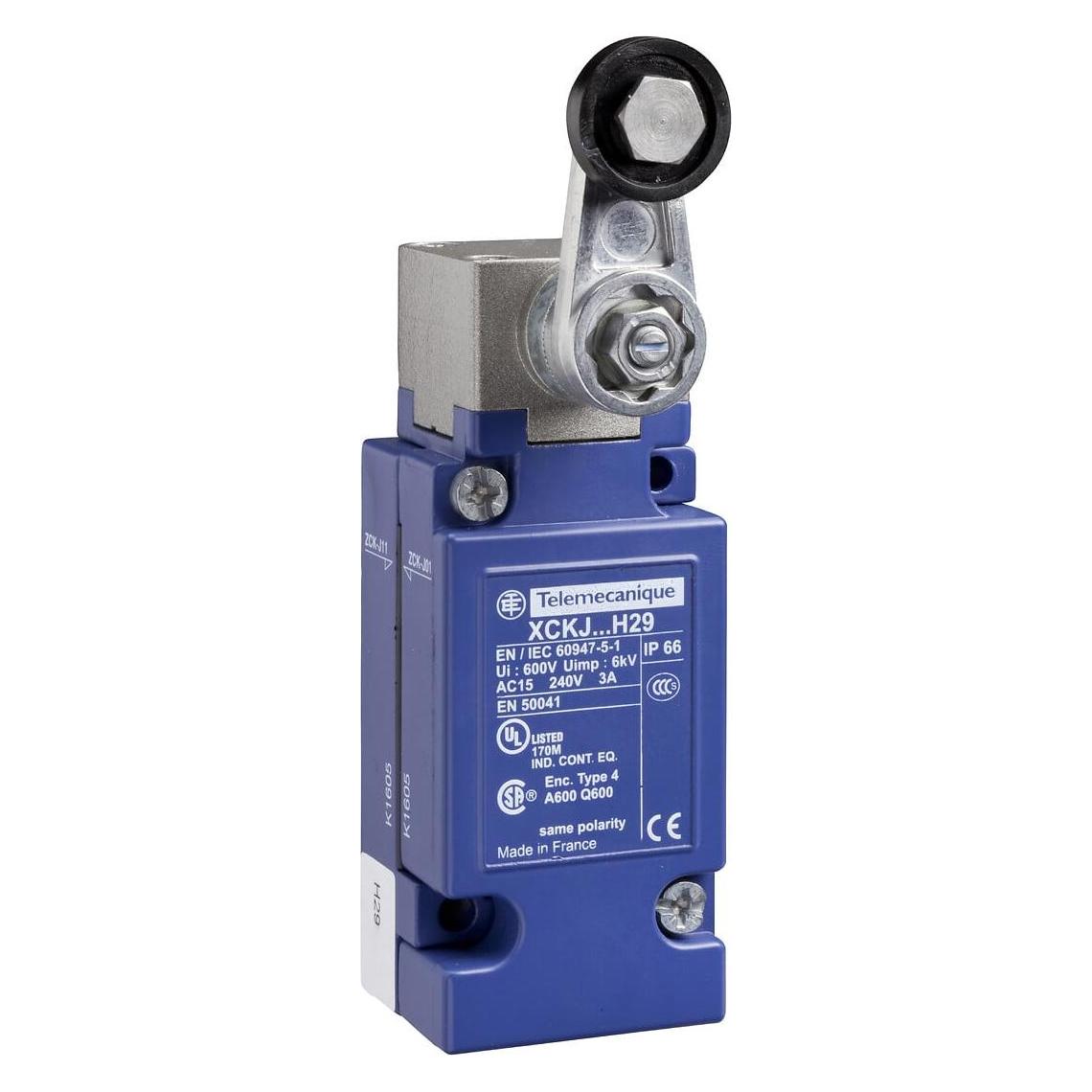 APC Schneider Electric XCKJ110513H29 Elektroschalter Endschalter 1P Blau (XCKJ110513H29)