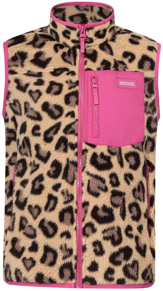 Regatta  - Frankie Jr Warm Mocha Leopard Violet - 14 - Polaire