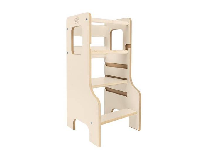 Lernturm Solid, Beige, 40x41x85 cm, Babymöbel & Kindermöbel, Babyzimmer, Hochstühle, Lerntürme