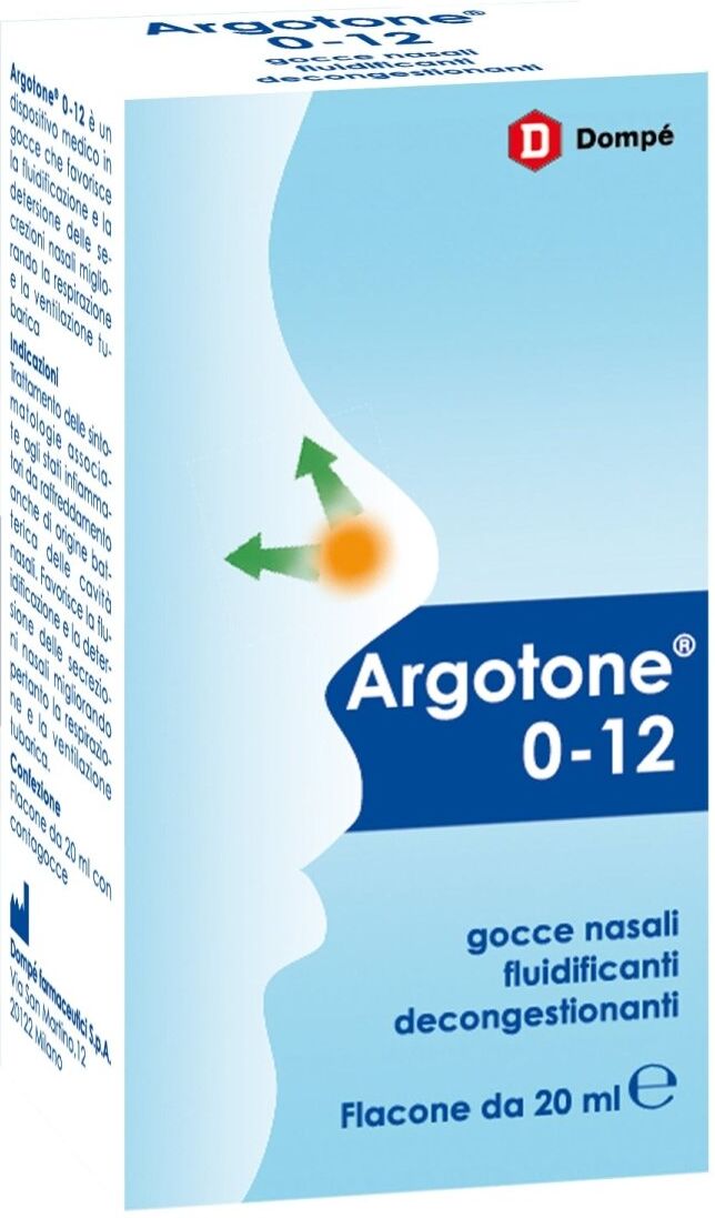 Dompé Argotone gocce nasali 0–12 mesi