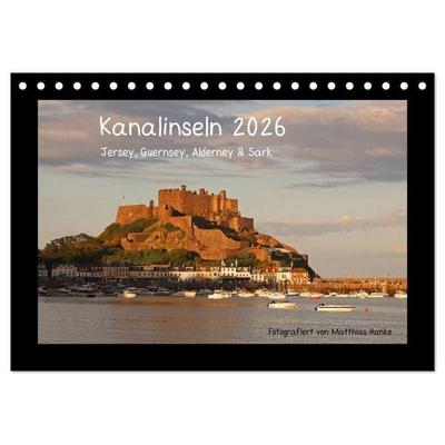 Kanalinseln 2026 (Tischkalender 2026 DIN A5 quer), CALVENDO Monatskalender