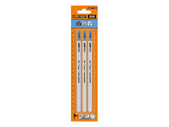 CMT JT718BF-3 decoupeerzaagbladen voor metalen sandwich (Pak van 3), 6-3/8