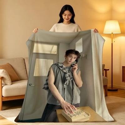 Uplift Picks Zhang Linghe Plush Throw Blanket Soft Celebrity Sofa Blanket 11 150x200 Cm