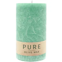 PURE Olive Wax Kerze - Smaragd 130x70