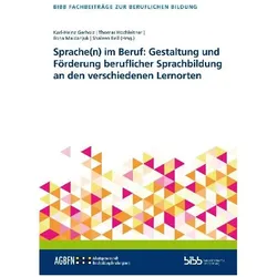 Sprache(n) im Beruf: Gestaltung und För, Schulbücher von Bundesinstitut für Berufsbildung