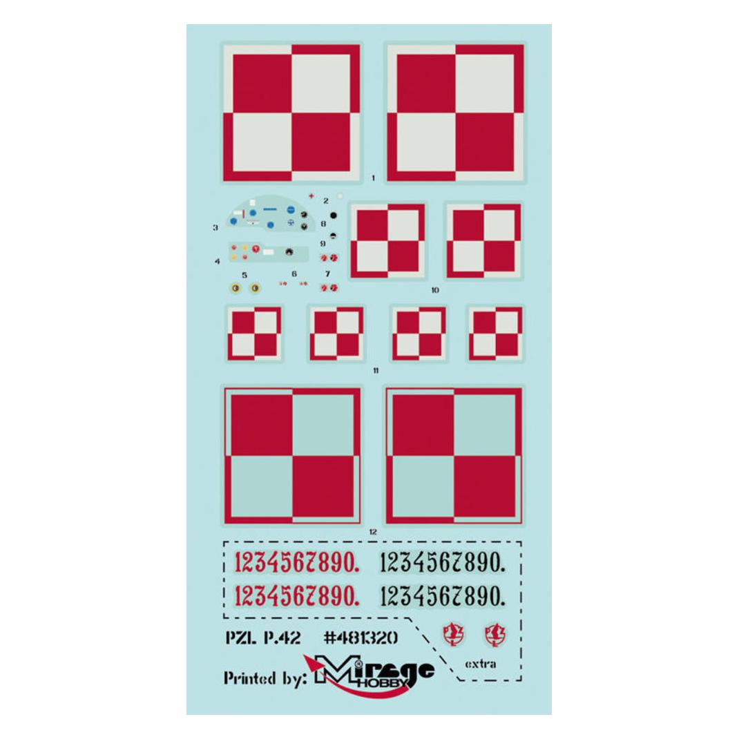 Mirage Hobby PZL P.42 (Polish Light Diving Bomber) (481320)
