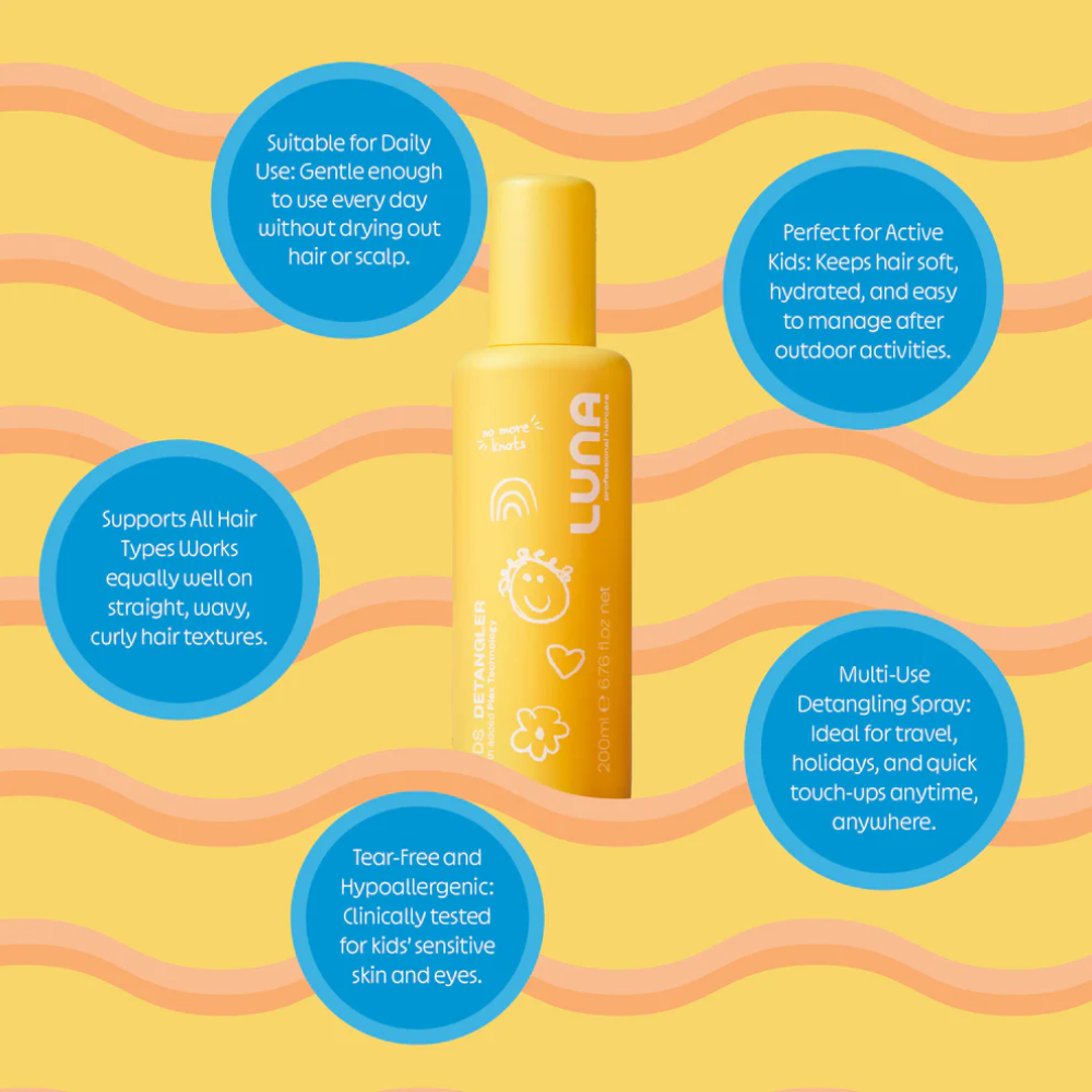 Luna Kids Detangler with Plex Technology 200mL