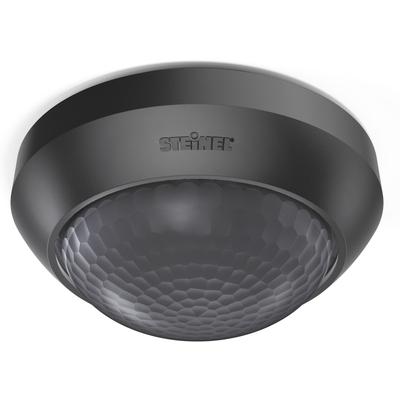 Schalter STEINEL "IS 360-3", schwarz, B:12,1cm L:5,7cm, Kunststoff, Schalter, Bewegungsmelder, 360 Bewegunsgsensor, 12m Reichweite, Deckenmontage,Außen-&Innen