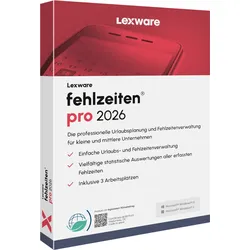 Lexware fehlzeiten pro 2026 Jahresversion (365-Tage)