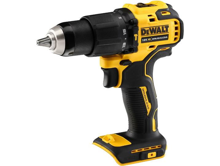 Perceuse DeWALT DCD709N-XJ 1650 tr/min sans clé 1\,2 kg Noir\, Jaune