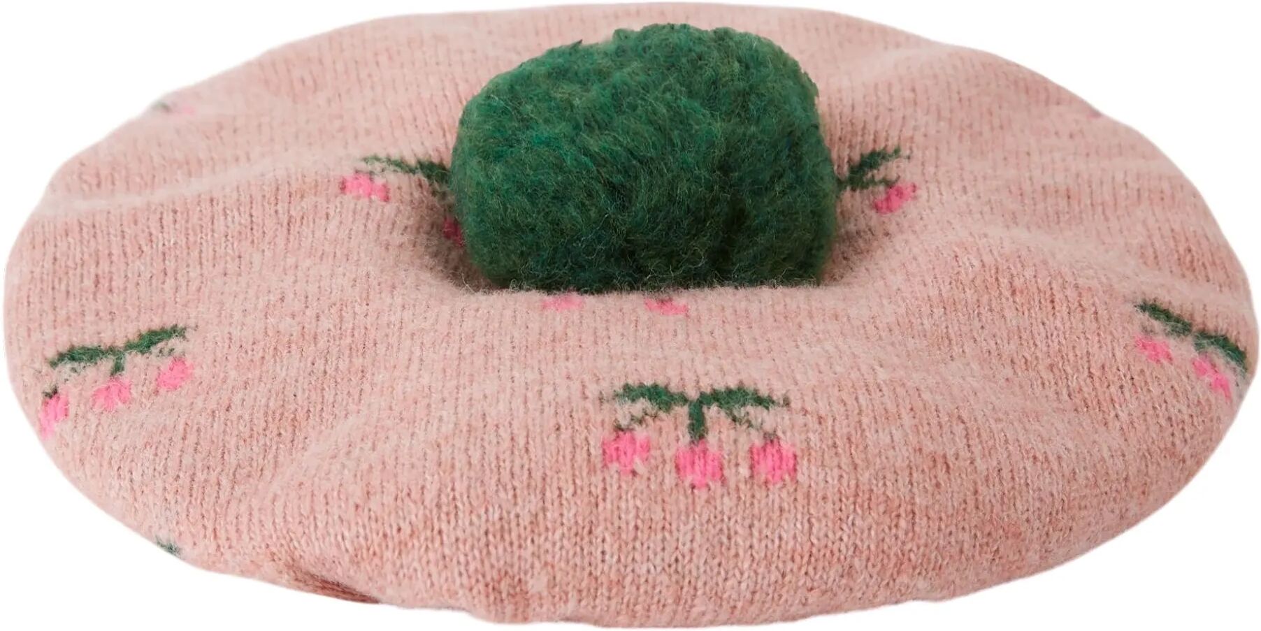 Emile et Ida Béret Pompom Rose 8/12 ans
