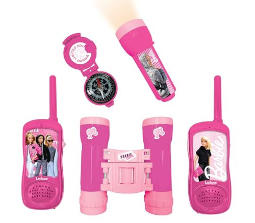 Lexibook Barbie Avonturierset met walkie-talkies, verrekijker, kompas en zaklamp RPTW12BB