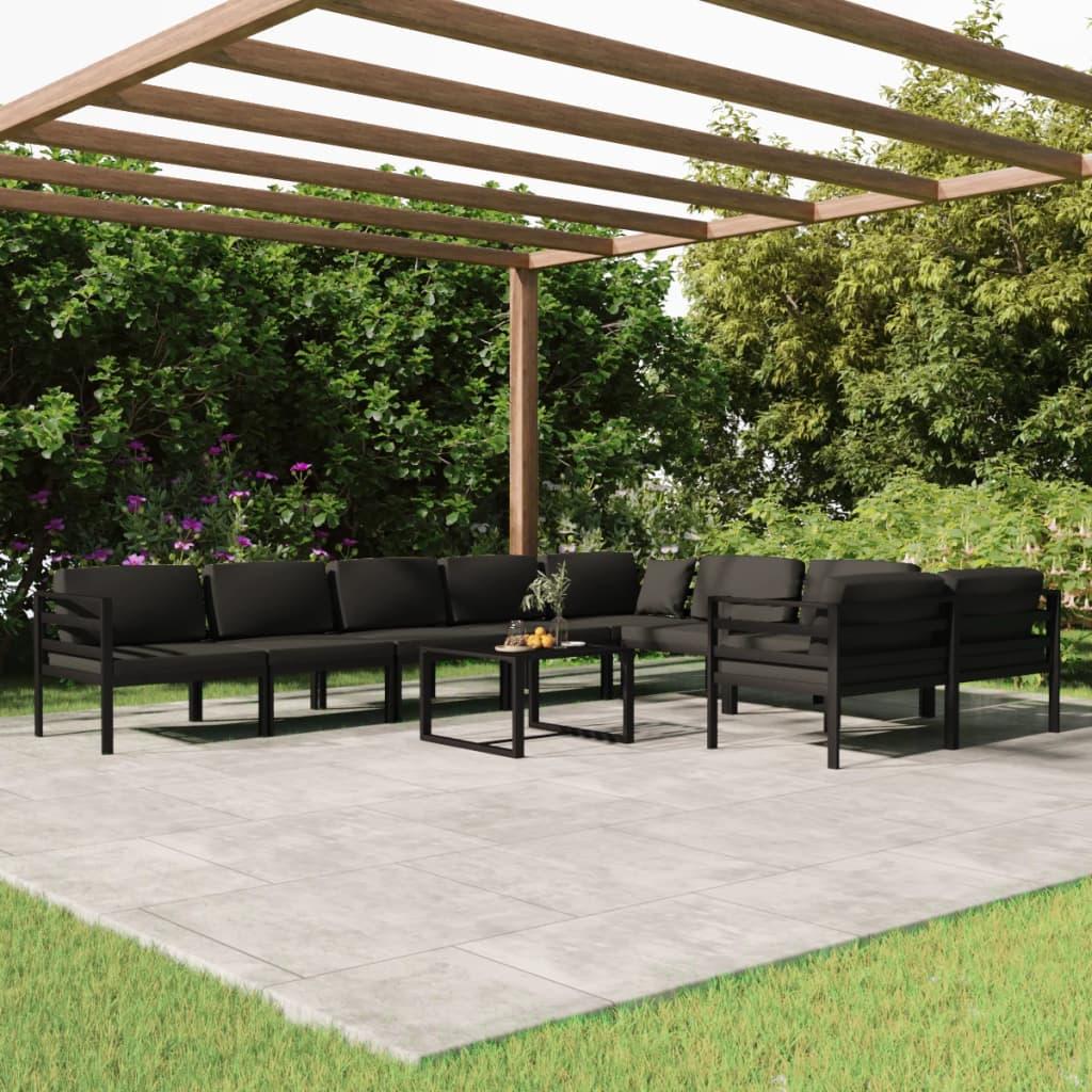 Gartenlounge-Set - Modulares Gartenlounge-Set - Gartenmöbel-Set - Aluminium-Gartenlounge-Set - Gartenlounge-Möbel