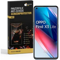 4x Panzerfolie für Oppo Find X3 Lite ANTI-REFLEX Displayschutz Schutzfolie MATT