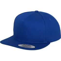 FLEXFIT Unisex 5-Panel Snapback Kappe Flache Cap 6007 royal one size