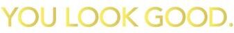 Inspired Living You Look Amazing Mirror Decal For Bathroom And Bedroom, Inspirational Vinyl Wall Sticker e width Of 56cm