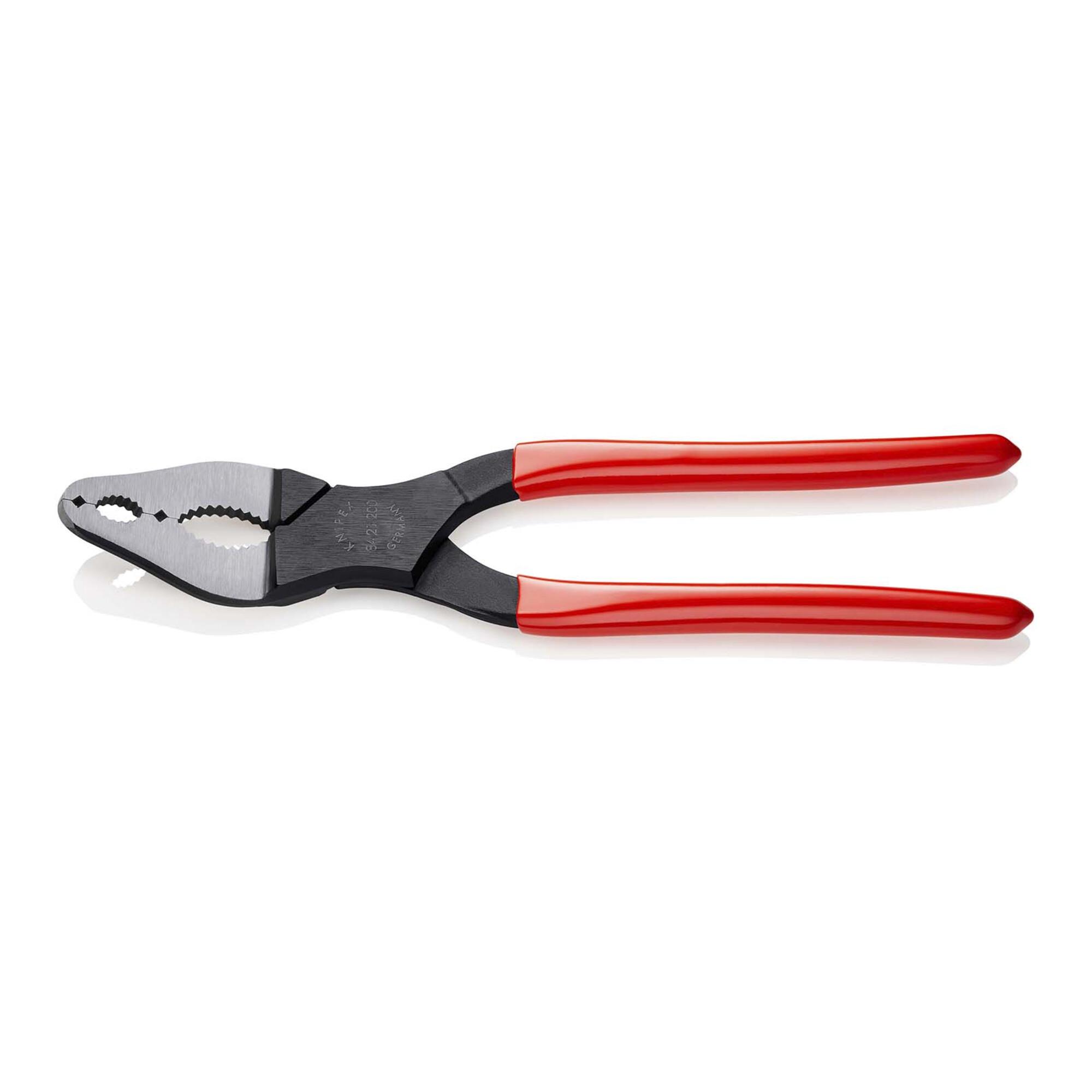 KNIPEX 84 21 200 Fahrzeug-Konuszange mit Kunststoff überzogen schwarz atramentiert 200 mm)