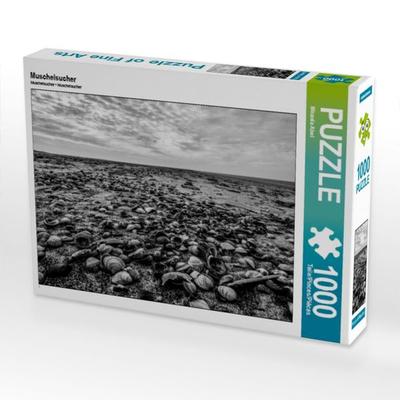 CALVENDO Puzzle Muschelsucher | 1000 Teile Lege-Größe 64x48cm Foto-Puzzle für glückliche Stunden