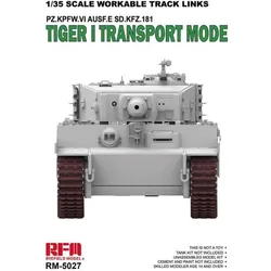 Rye Field Model TIGER I Transport Workable Track Links PZ.KPFW.VI AUSF.E.SD.KFZ.181