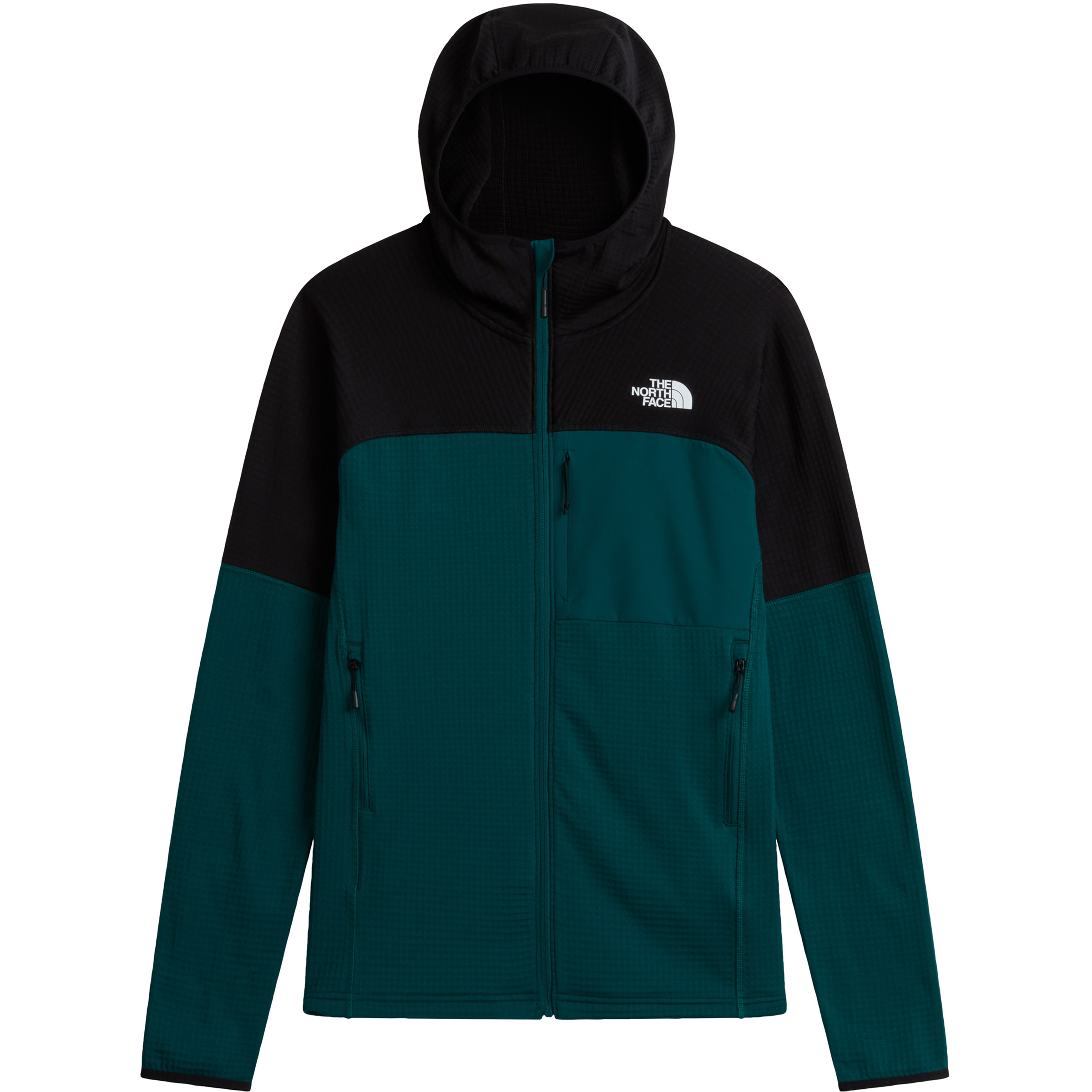 The North Face Polartec Powergrid Stormgap Herren Fleecejacke tuerkis Größe L Bergsteigen Wasserabweisend Wasserabweisend