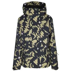 Roxy, Damen, Skijacke, Snowboardjacke Jetty (XL), Schwarz, Mehrfarbig, XL
