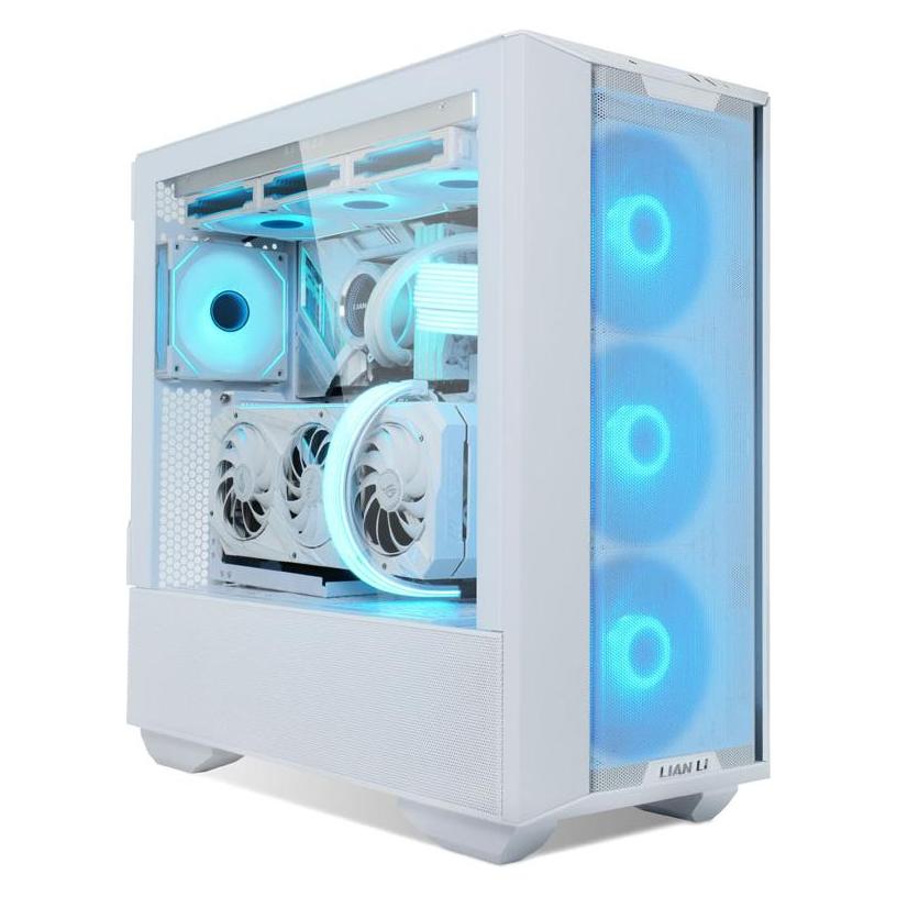 Lian-Li Case LANCOOL III Midi Tower Transparent Panel ATX EATX MicroATX MiniITX White (ATX, mATX, Mini-ITX) (G99.LAN3RW.00)