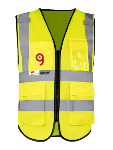 Gilet alta visibilità Safety Premium Executive Munich Personalizzate o neutre Korntex