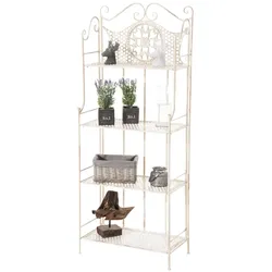 CLP Standregal Anika aus Eisen antik-creme