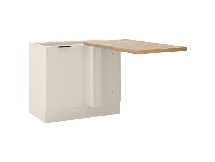 Carryhome Eckunterschrank Multan, Kaschmir, 1 Fächer, einmalig seitenverkehrt montierbar, 110x90x60 cm, Küchen, Küchenmöbel, Küchenschränke, Eckschränke Küche