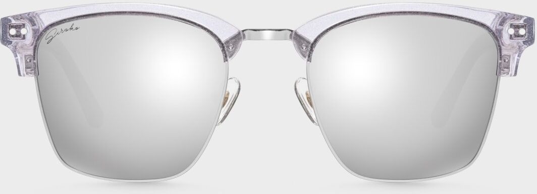 Siroko Gafas de sol moda Skyline .  (Única) Blanco