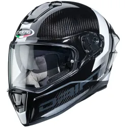 Caberg Drift Evo Carbon Helm Sonic schwarz weiss Gr. XXL 63/64