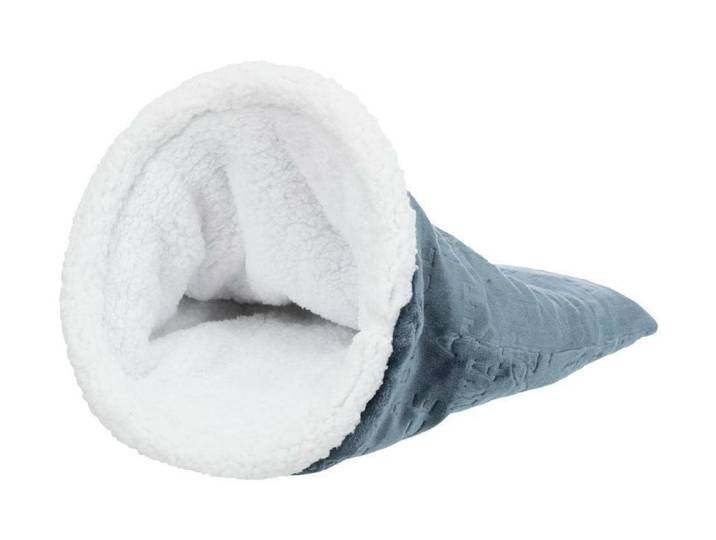 Tiertunnel TRIXIE Kuschelsack Paul, ø 40 × 60 cm , blau, Ø, Polyester, Tiertunnel, Tiertunnel