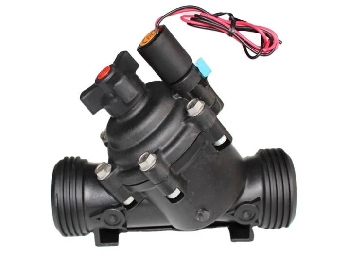 Vanne solénoïde d'irrigation en nylon plastique normalement fermée pour l'agriculture 12VDC 220VAC 110VAC 24VAC 24VDC à verrouillage DC