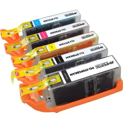 5 Kompatible Tinten ersetzt Canon PGI-570 + CLI-571 Multipack KCMY