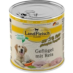 Landfleisch Geflügel mit Reis & Gartengemüse | 6x 800g