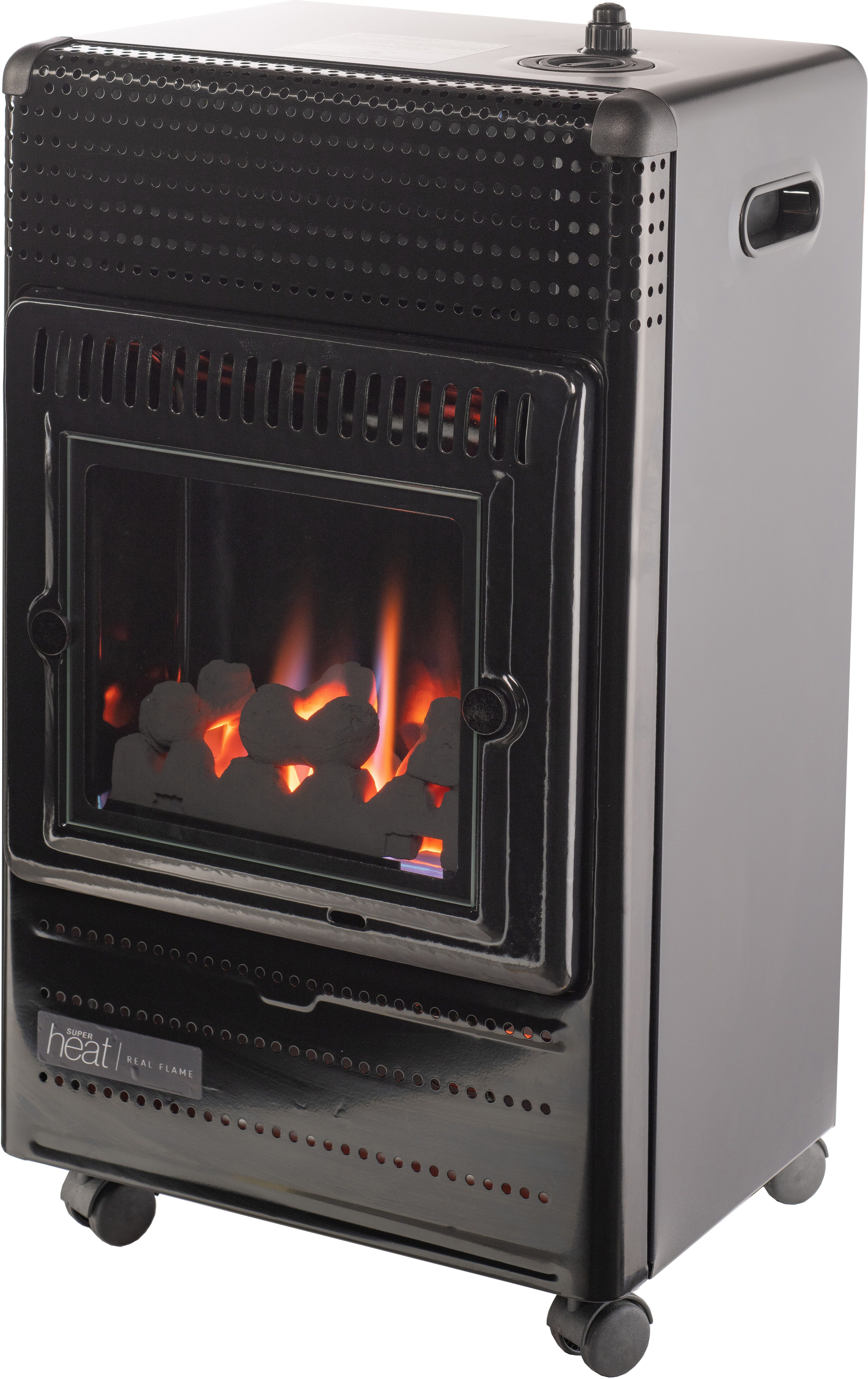 B-Grade Super Heat 3.4 kW Living Flame Portable Gas Heater