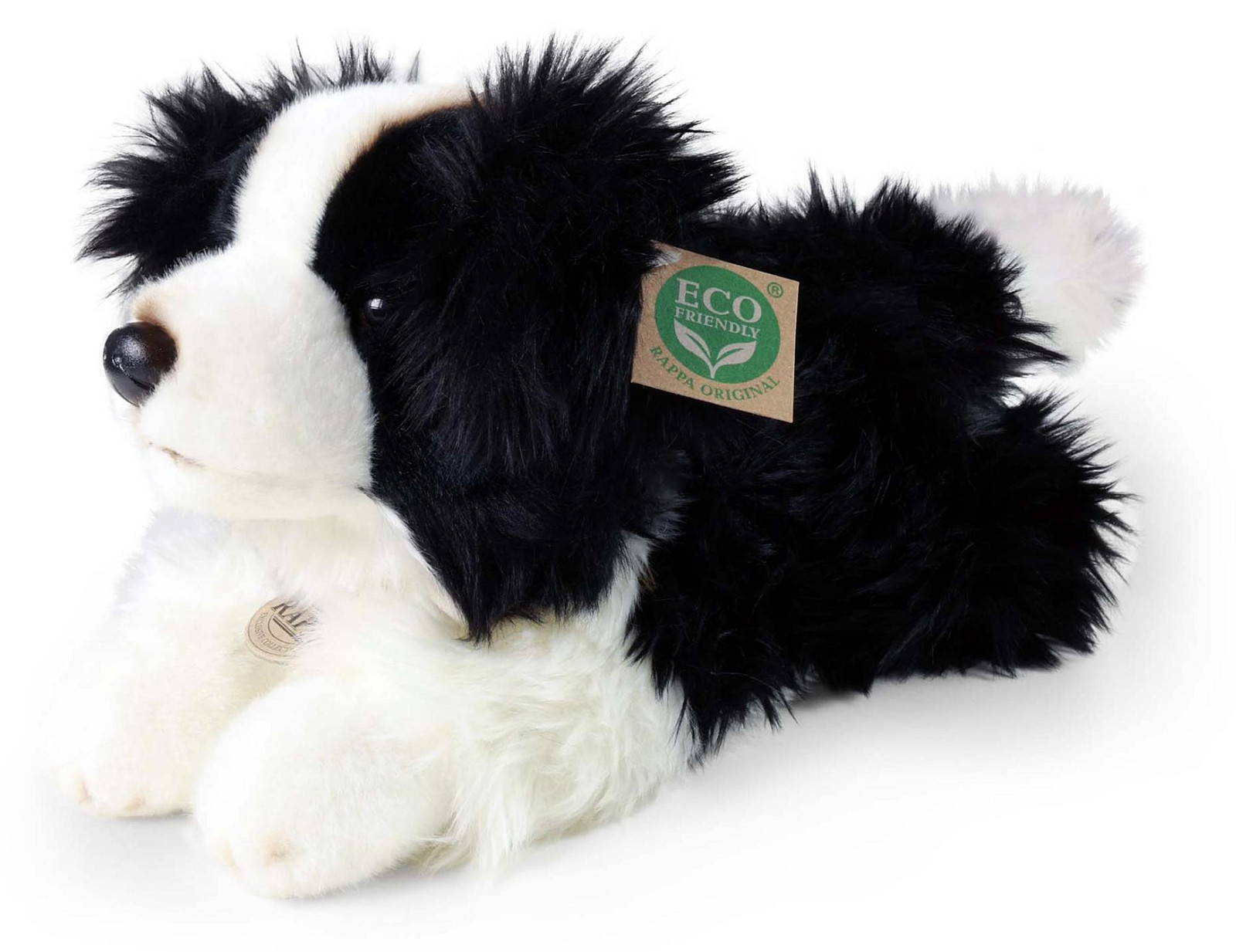 RAPPA Pluchen Border Collie hond, 32 cm, milieuvriendelijk