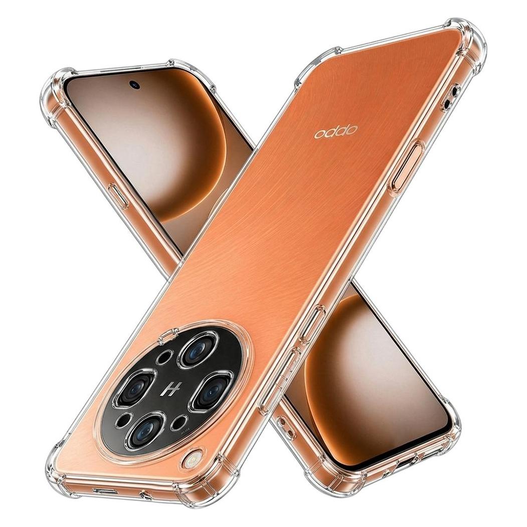 Techsuit - Shockproof Clear Silicone - Oppo Find X9 Ultra - Clear (Oppo Find X9 Ultra) (68651631)